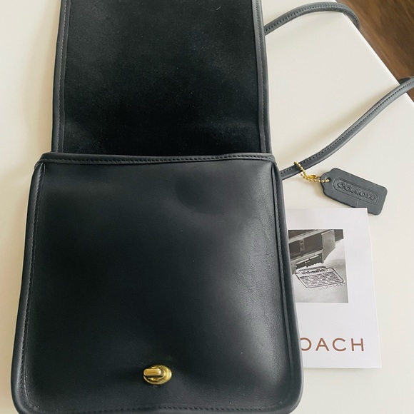 Coach vintage, NEW navy blue crossbody vintage satchel - Picture 7 of 9